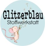 Glitzerblau Stoffwerkstatt